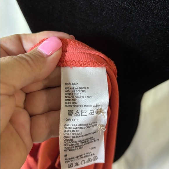 Tommy Bahama Coral Button-Up Shirt 100% Silk Size‎ Large - Picture 6 of 9